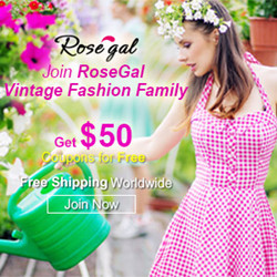 Join RoseGal Fashion Family, Get $50 Coupons for Free! All Free Shipping!