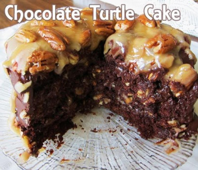 Chocolate Turtle Cake