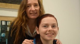 Melissa Duncan wants all treatment options available to help control her daughter Shania's epilepsy. Including cannabis. Photo Hannah Baker / Fraser Coast Chronicle