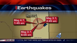 Earthquakes in Cherokee County OK