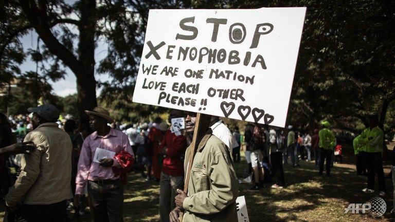 protest against xenophobia