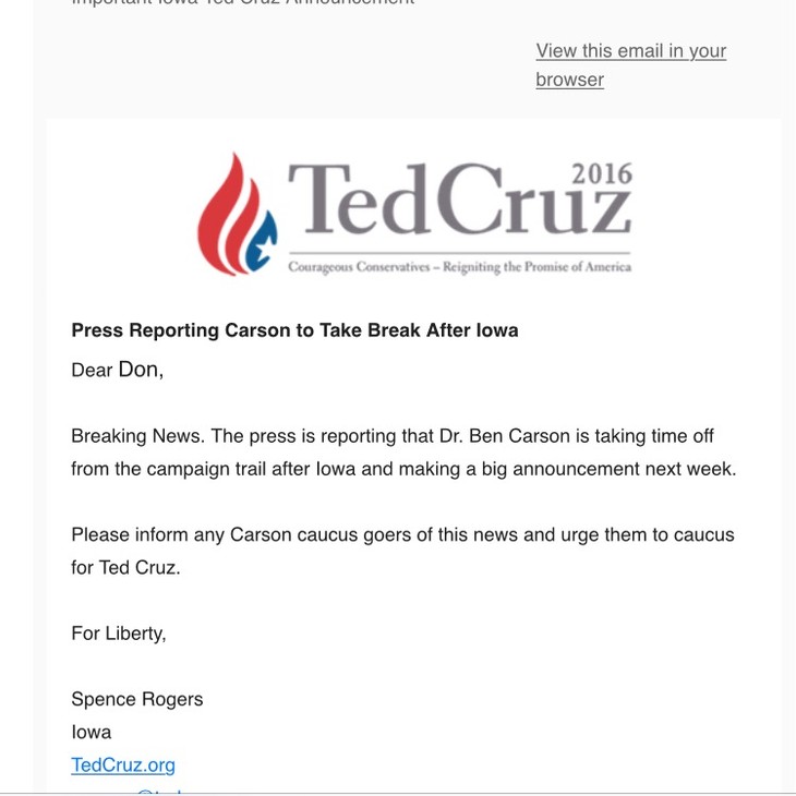 cruz campaign letter