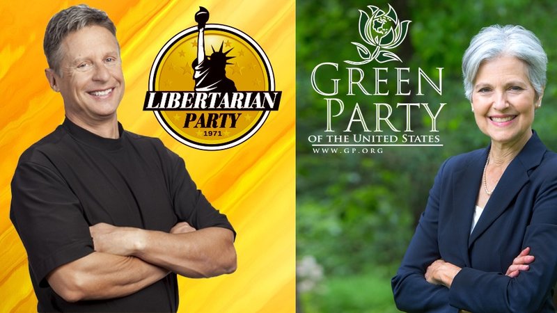 Gary Johnson Jill Stein Third-Party 2016 Elections