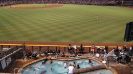 MLB Baseball Team Arizona Diamndbacks Chase Field Swimming Pool