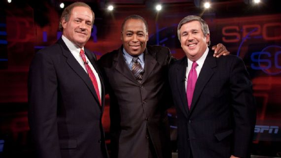 Chris Berman John Saunders Bob Ley