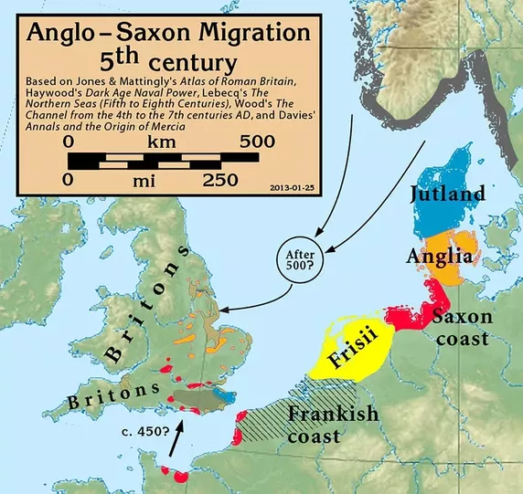 Anglo-Saxon Migration 5th Century