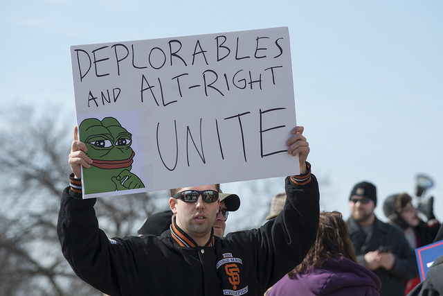 Alt Right wing white Males Hate Crimes, Donald Trump