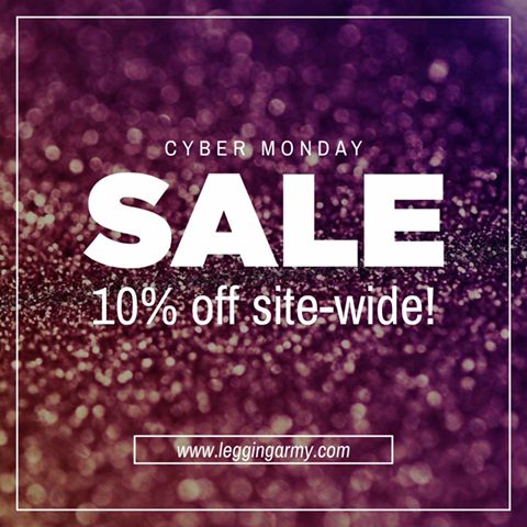 Legging Army Cyber Monday