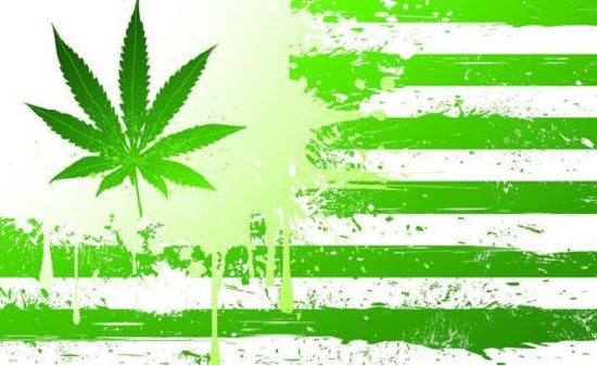 Cannabis Marijuana Flag