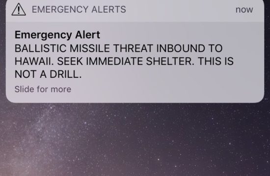Hawaii ballistic missile alert